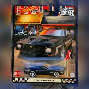 2022 HOTWHEELS PREMIUM BOULEVARD '71 FORD MUSTANG MACH 1.